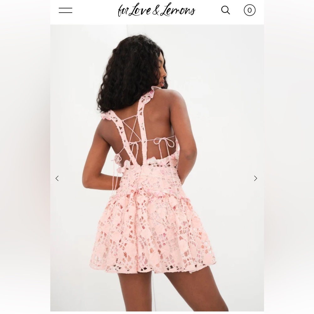 For Love and Lemons Alesia Dress NWT M - Picture 3 of 5